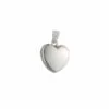 Sterling Silver Mini Plain Heart Locket