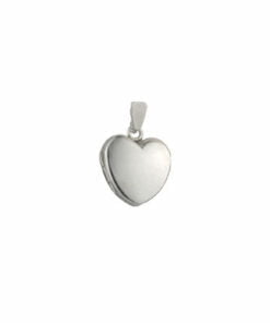 Sterling Silver Mini Plain Heart Locket