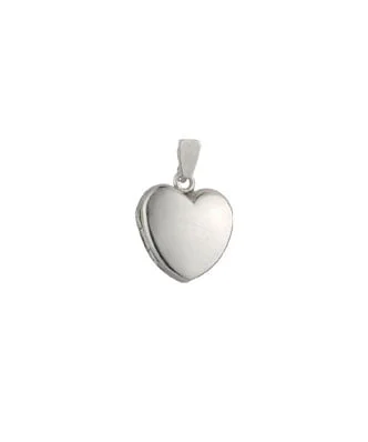 Sterling Silver Mini Plain Heart Locket