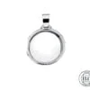 Sterling Silver Handmade Round Plain Locket Pendant