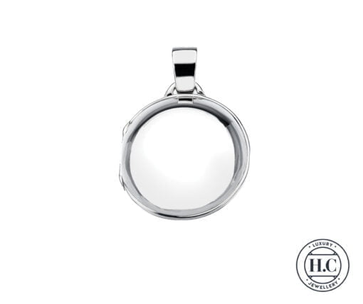 Sterling Silver Handmade Round Plain Locket Pendant