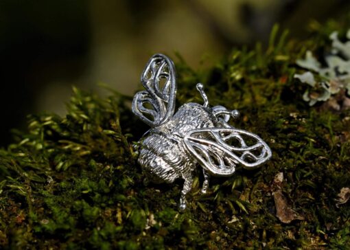 Sterling Silver Bee Pendant - Image 3