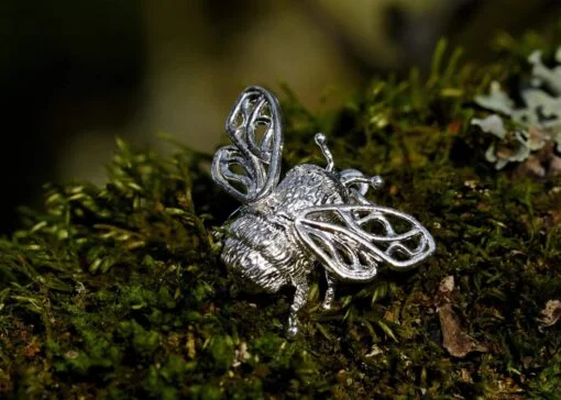 Sterling Silver Bee Pendant - Image 3