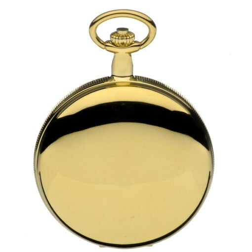 Mount Royal Gold Plated Fully Polished Twin Lidded Skeleton Pocket Watch - Image 2