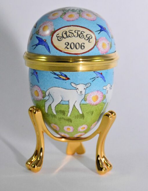 Halcyon Days Miniature Enamel Easter Egg
