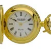 Gold Plated Full Hunter Embossed Ladies Pendant Watch from Jean Pierre