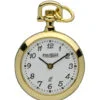 Jean Pierre Gold Plated Round Arabic Dial Open Face Ladies Pendant Watch