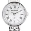 Jean Pierre Sterling Silver Round Roman Dial Ladies Wrist Watch