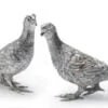 Francis Howard Silver Medium Pair of Grouse