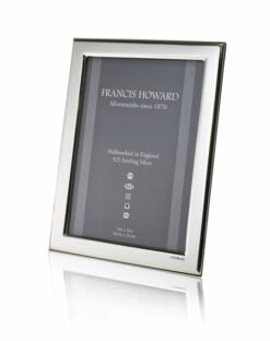 Sterling Silver Plain Durham Photograph Frame by Francis Howard