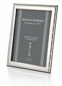 Sterling Silver Reed and Ribbon Canterbury Photograph Frame by Francis Howard