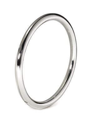 Sterling Silver Hallmarked Heavy Round Bangle from Francis Howard