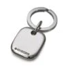 silver block keyring